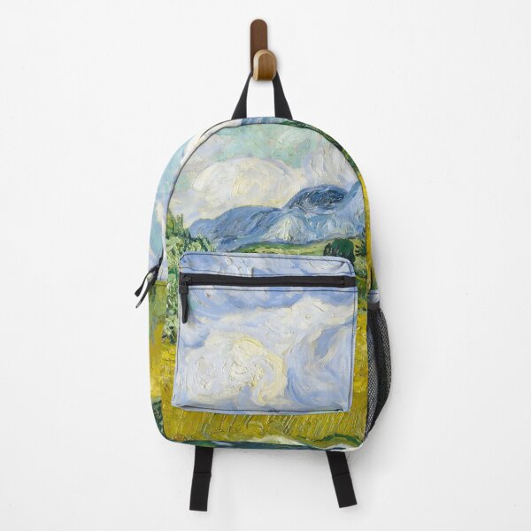 Item preview, Wheat Field with Cypresses – Vincent van Gogh Post-Impressionist Art (1889) landscape painting designed and sold by HistoryOnWalls.