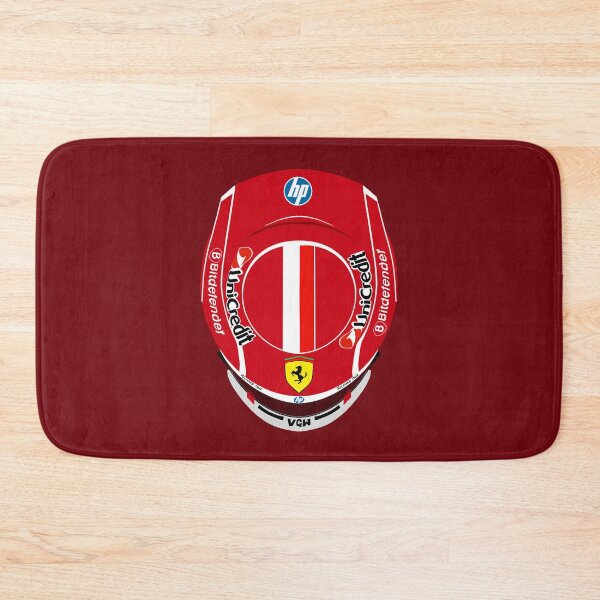 Item preview, Charles Leclerc 2025 Helmet top view inspired design  designed and sold by Pink Polar F1.