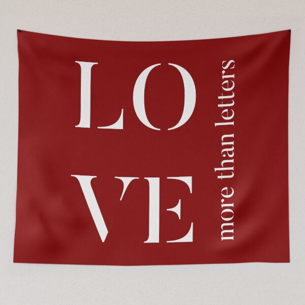 Item preview, LOVE – More Than Letters, Unique designed and sold by villacreativa.