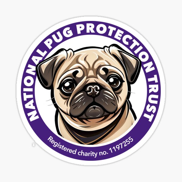 NPPT logo with fawn pug (alternative) Sticker