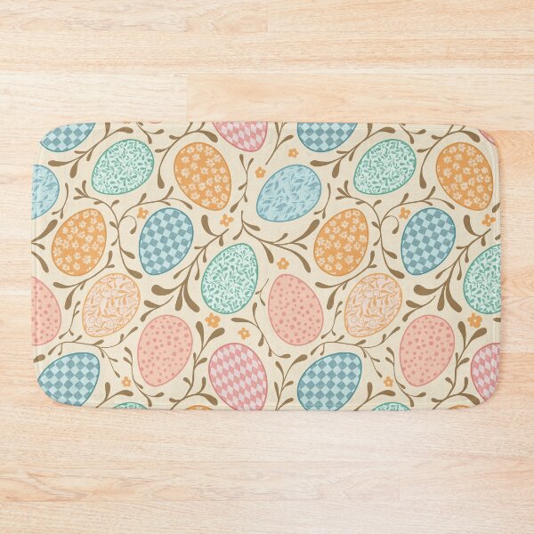 Item preview, Whimsical Easter Eggs with Floral and Checkered Patterns designed and sold by Elisabeth Coelfen.