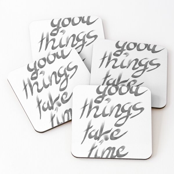 Item preview, Good things take time - black designed and sold by LiskoDesign.