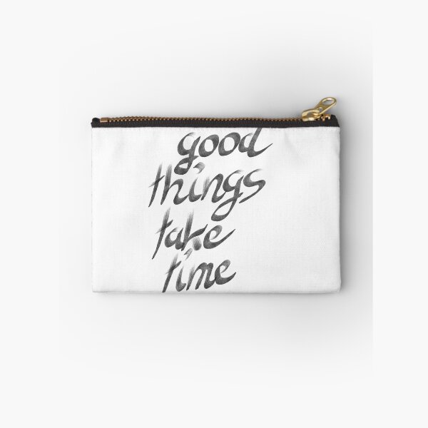 Item preview, Good things take time - black designed and sold by LiskoDesign.