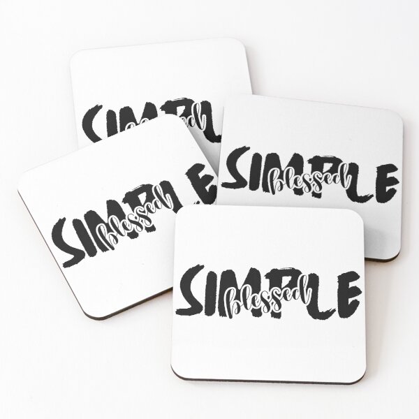 Item preview, Simply Blessed - Encouraging Christian Quote Artwork designed and sold by ZEPHYR_LABEL.
