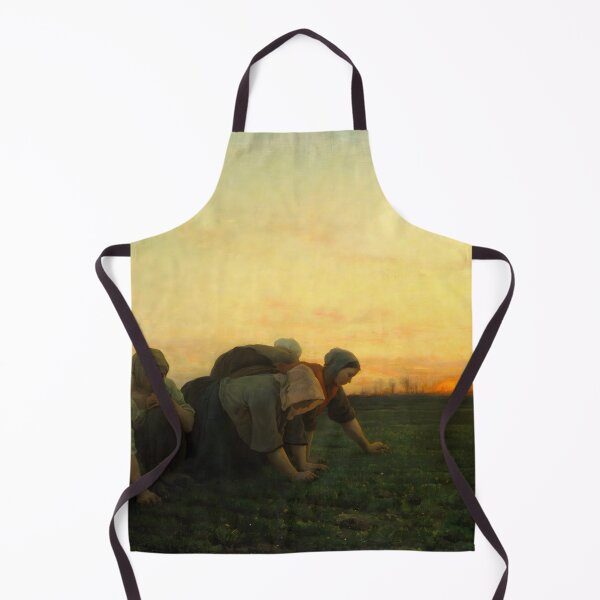 Item preview, The Weeders – Jules Breton French Realism Art (1868) pastoral art landscape designed and sold by HistoryOnWalls.