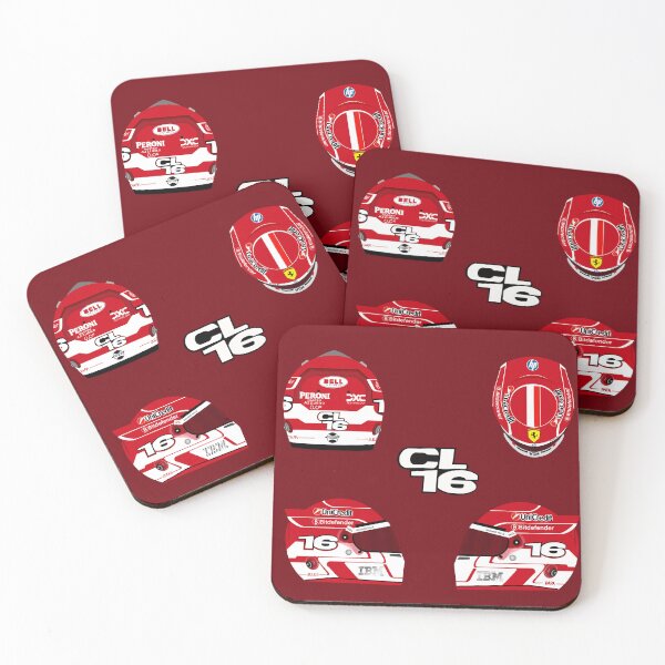 Item preview, Copy of Charles Leclerc 2025 helmet sticker pack  designed and sold by Pink Polar F1.