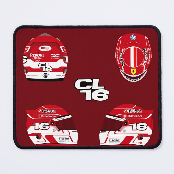 Item preview, Copy of Charles Leclerc 2025 helmet sticker pack designed and sold by Pink Polar F1.