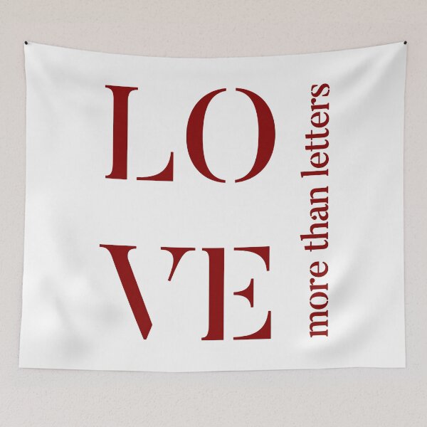 Item preview, LOVE – More Than Letters, Unique designed and sold by villacreativa.