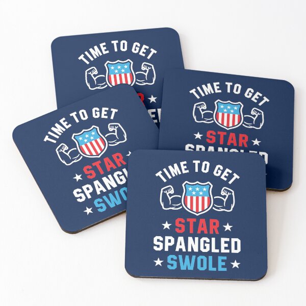 Item preview, Time To Get Star Spangled Swole designed and sold by Brogress Project.