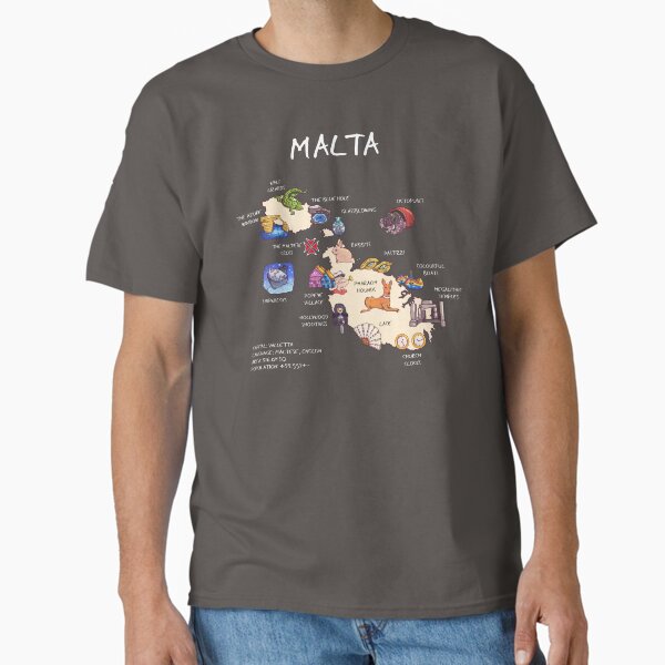 Item preview, Malta - illustrated map designed and sold by BeeHappyShop.