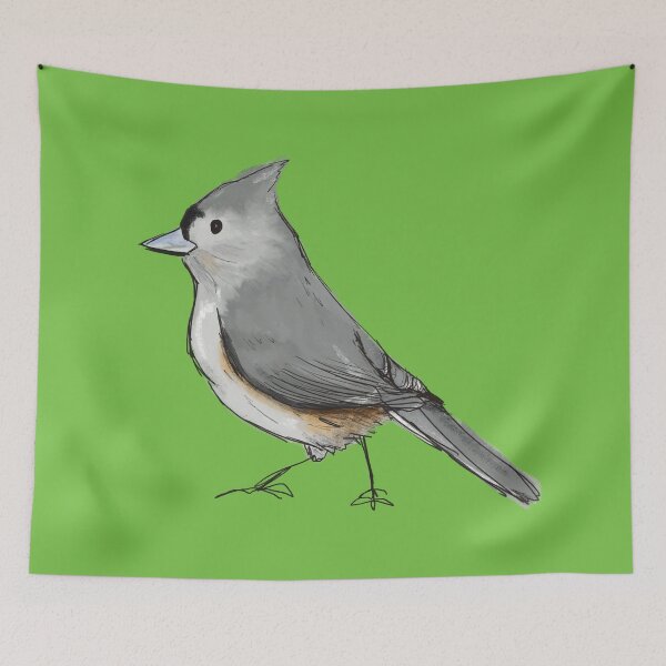 Item preview, Tufted Titmouse designed and sold by unicornlasercat.