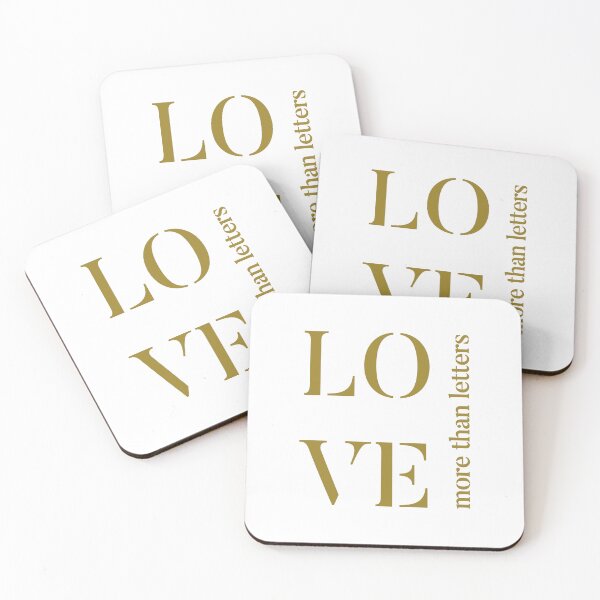 Item preview, LOVE – More Than Letters, Unique designed and sold by villacreativa.
