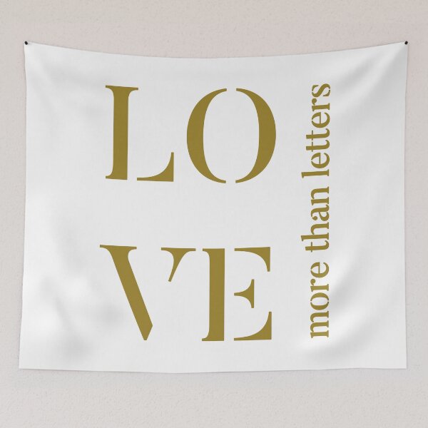 Item preview, LOVE – More Than Letters, Unique designed and sold by villacreativa.