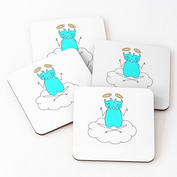 Item preview, Primordial God of Duality Floats on a Cloud (Black Linework) designed and sold by MYSTICGOATLADY.