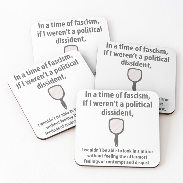 Item preview, Look in a mirror anti fascism design.  designed and sold by Rachel the Artist .