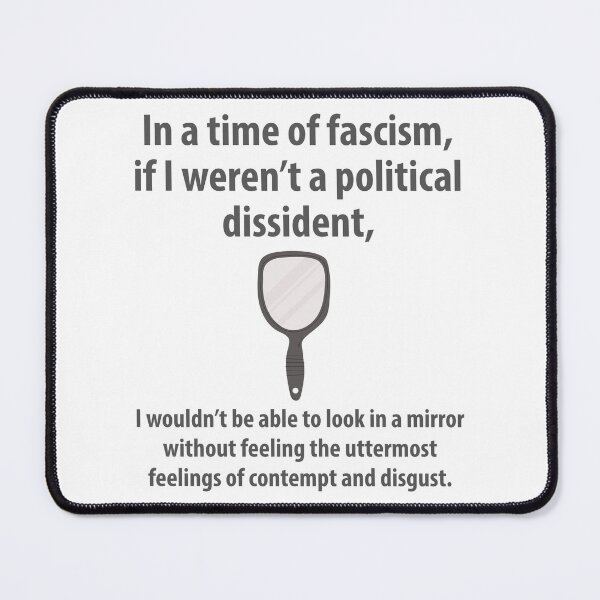 Item preview, Look in a mirror anti fascism design. designed and sold by Rachel the Artist .