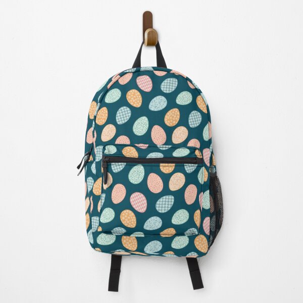 Item preview, Playful Easter Eggs on Dark Teal designed and sold by Elisabeth Coelfen.