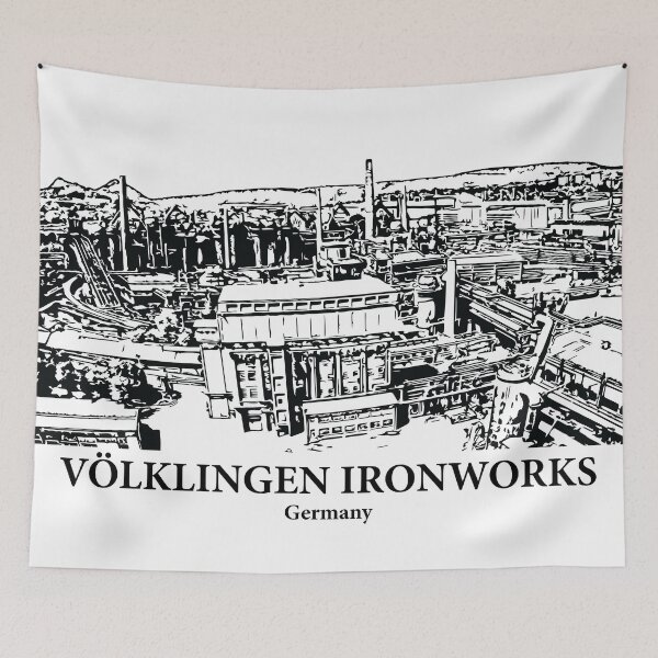 Item preview, Völklingen Ironworks - Germany designed and sold by Lakeric Cityscapes.