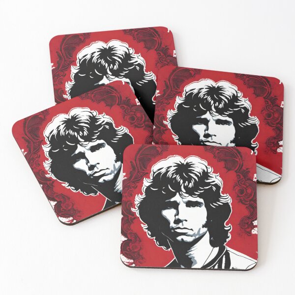 Item preview, Jim Morrison Red Artwork | TheAmericanPoet designed and sold by TheAmericanPoet.