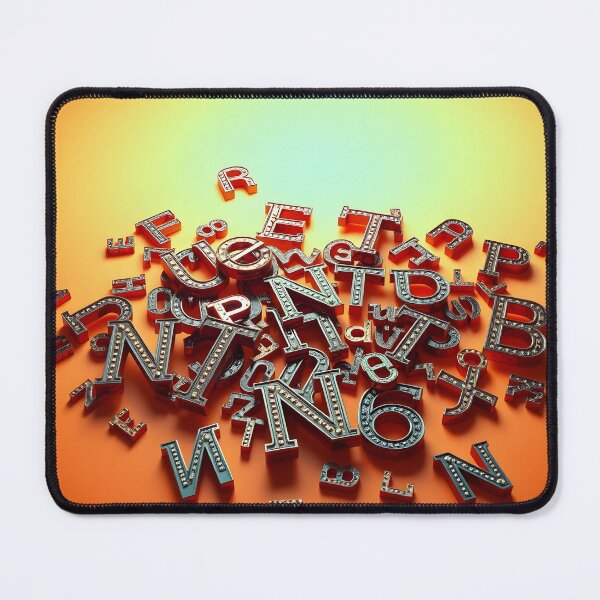 Item preview, Letters 10 designed and sold by HebaRK Studio.