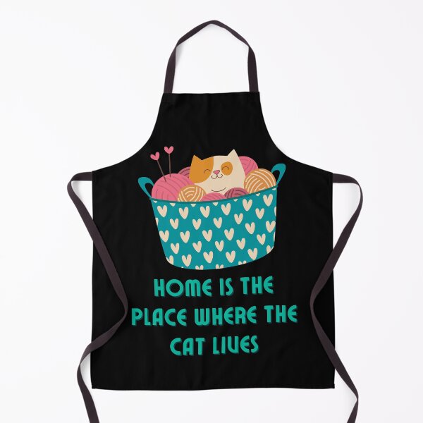 Item preview, Home is the Place where the Cat lives - Cats lovers design designed and sold by TheArtistOf2022.