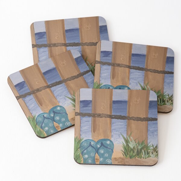 Item preview, Flip Flops on the Beach designed and sold by DesignbyBlossom.