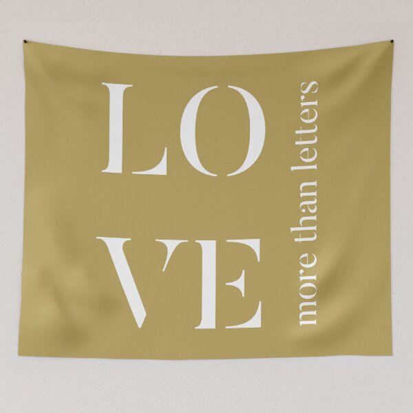 Item preview, LOVE – More Than Letters, Unique designed and sold by villacreativa.