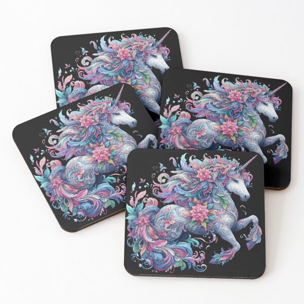 Item preview, Magical Unicorn Stickers and Magnets for Kids' Crafts, Preschool Activities, Nursery Décor, and Fantasy Enthusiasts designed and sold by harmzk90.