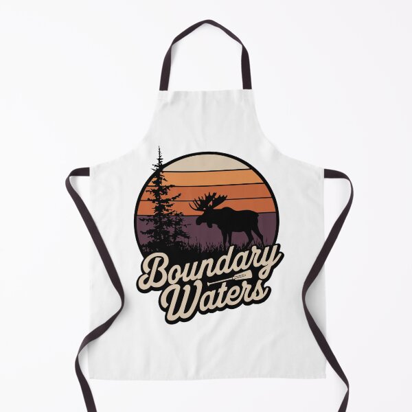 Item preview, Boundary Waters Moose Sunset retro design  designed and sold by WayoftheWater.