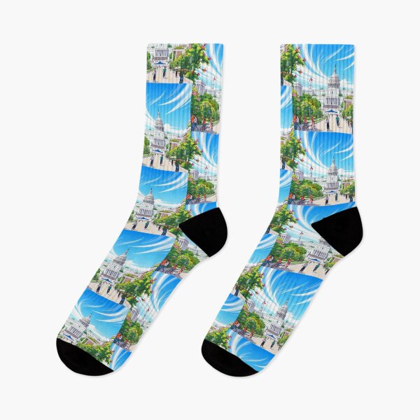 Item preview, Good Days Vibrant Cityscapes City Life Modern Urban designed and sold by ART ATTACK ZONE.