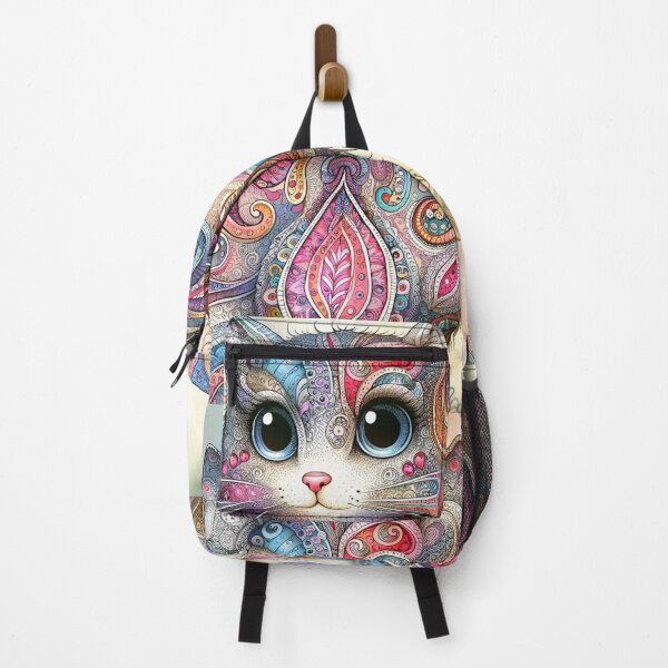 Item preview, Paisley Magic Cat - The Colorful Feline designed and sold by LegademaArt.