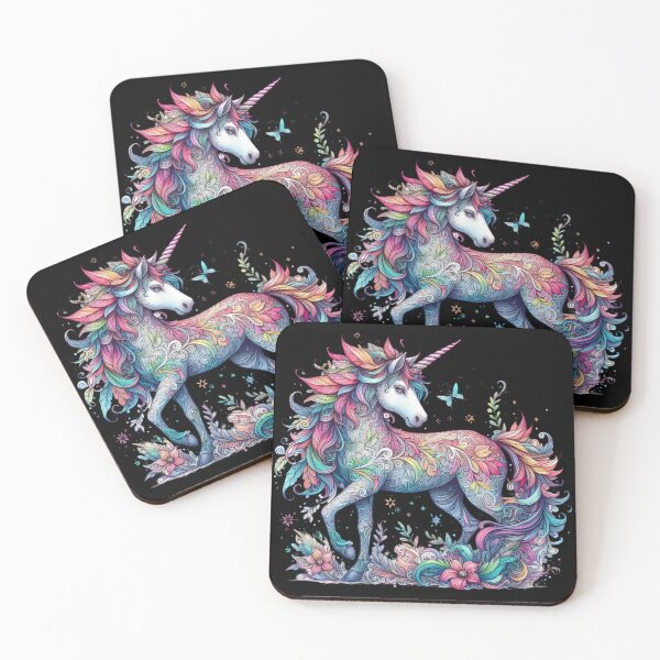 Item preview, Magical Unicorn Stickers and Magnets for Kids' Crafts, Preschool Activities, Nursery Décor, and Fantasy Enthusiasts designed and sold by harmzk90.