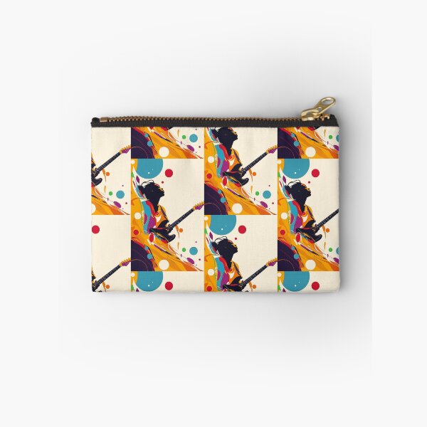 Item preview, Psychedelic Guitarist Illustration | Abstract Music Art & Vibrant Energy designed and sold by djovan.
