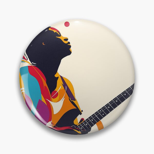 Item preview, Psychedelic Guitarist Illustration | Abstract Music Art & Vibrant Energy designed and sold by djovan.
