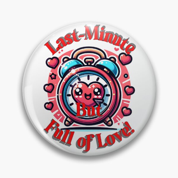 Item preview, "Last-Minute But Full of Love" – Fun and Adorable Valentine's Day T-Shirt Design designed and sold by NSB-Design.