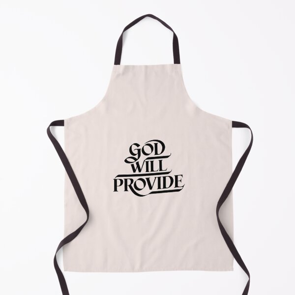 Item preview, God Will Provide Calligraphy Bible Verses Christian Faith Art designed and sold by  KnitLuv.