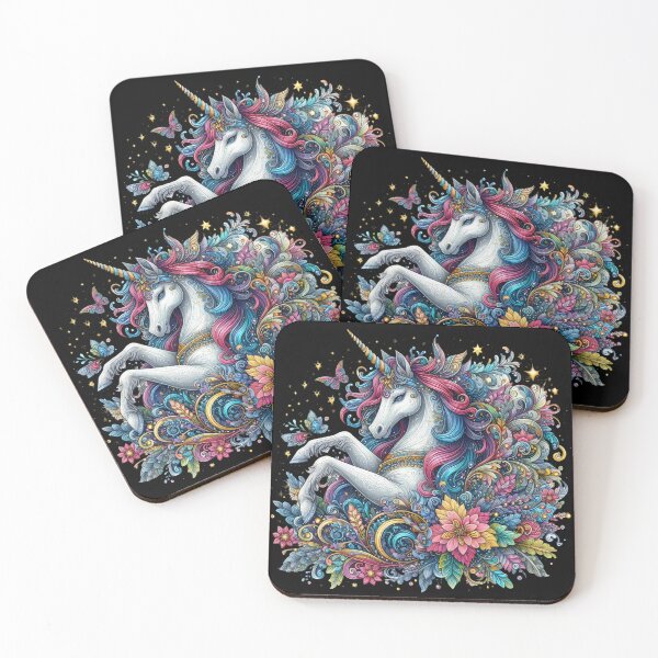 Item preview, Magical Unicorn Stickers and Magnets for Kids' Crafts, Preschool Activities, Nursery Décor, and Fantasy Enthusiasts designed and sold by harmzk90.