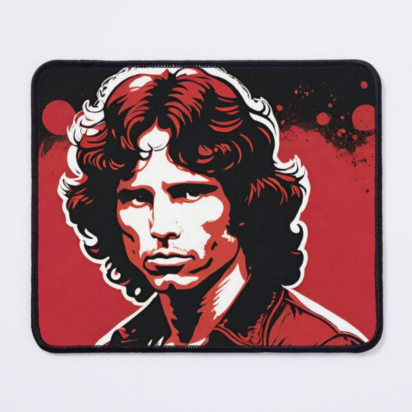 Item preview, Jim Morrison Red Art | TheAmericanPoet designed and sold by TheAmericanPoet.