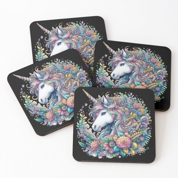 Item preview, Magical Unicorn Stickers and Magnets for Kids' Crafts, Preschool Activities, Nursery Décor, and Fantasy Enthusiasts designed and sold by harmzk90.
