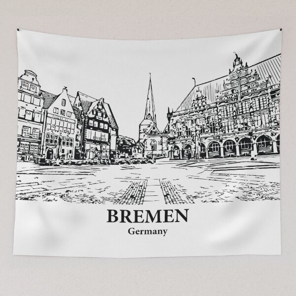 Item preview, Bremen - Germany designed and sold by Lakeric Cityscapes.