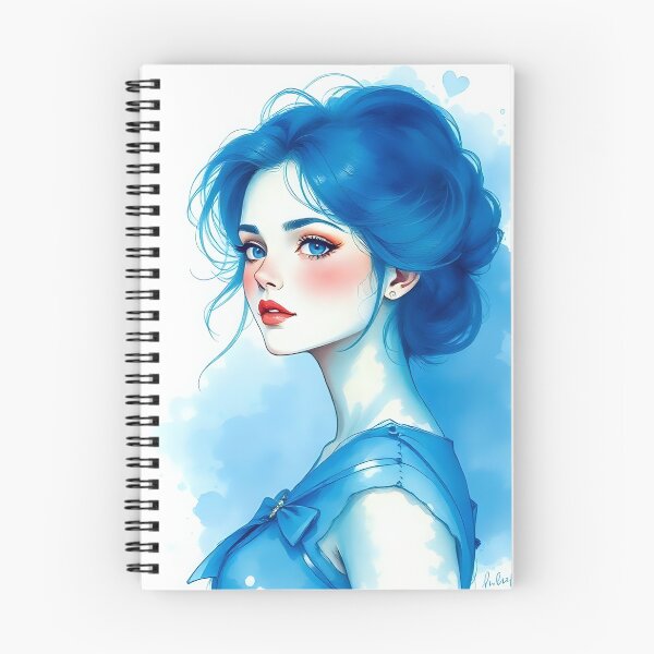 Item preview, The Woman in Blue designed and sold by Farbenmieze.
