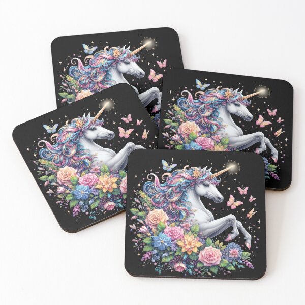 Item preview, Unicorn Stickers and Magnets for Kids' Crafts, Preschool Activities, Nursery Décor, and Fantasy Enthusiasts designed and sold by harmzk90.