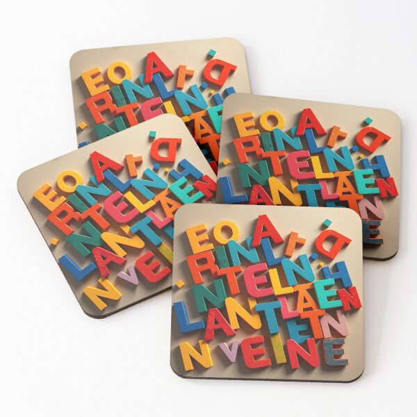 Item preview, Letters 4 designed and sold by HebaRK Studio.