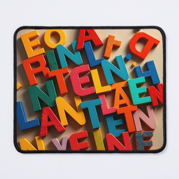 Item preview, Letters 4 designed and sold by HebaRK Studio.