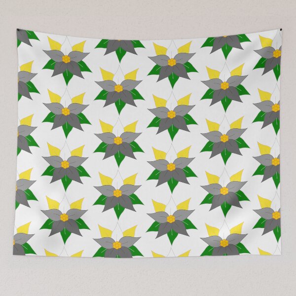 Item preview, Poinsettia Pride Flag Demigender designed and sold by HarveyHandcraftsandDesigns.