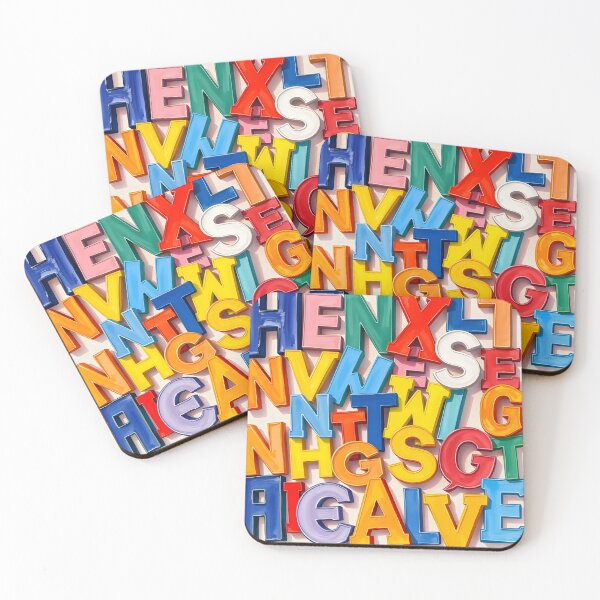 Item preview, Letters 1 designed and sold by HebaRK Studio.