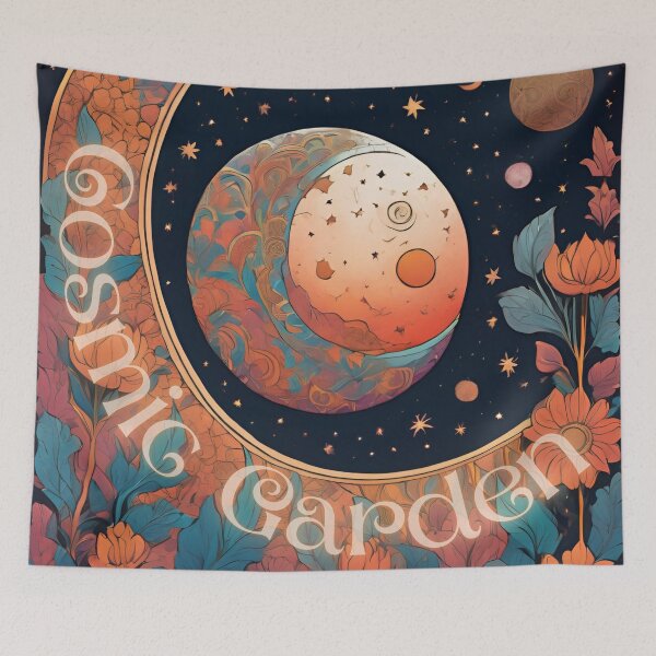 Item preview, Cosmic Garden - Lunar Bloom designed and sold by Line in Bloom.