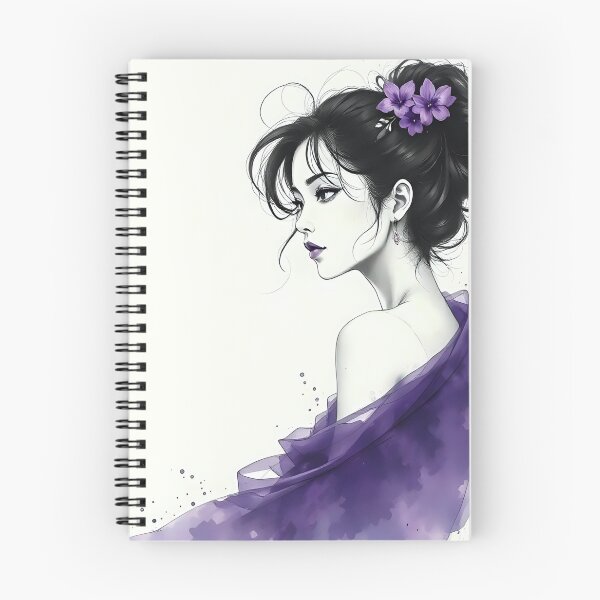 Item preview, Woman in Purple designed and sold by Farbenmieze.
