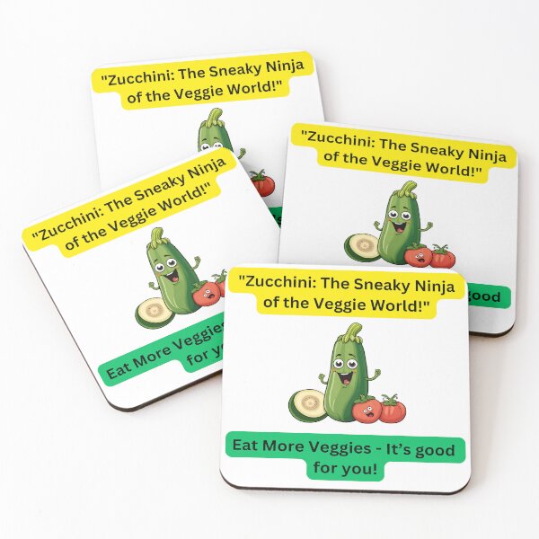 Item preview, Zucchini – The Sneaky Ninja of the Veggie World! designed and sold by ValhallaPrint.