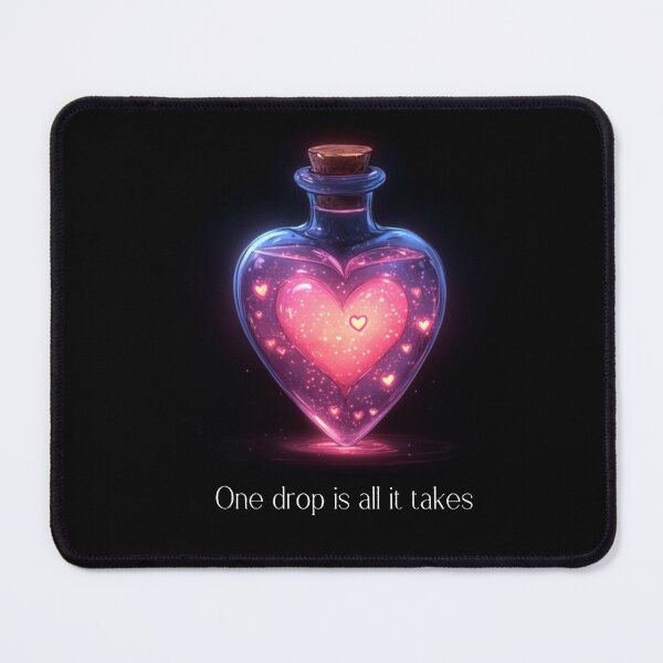 Item preview, Valentines Day, love potion, One drop is all it takes designed and sold by dragonfliesart.